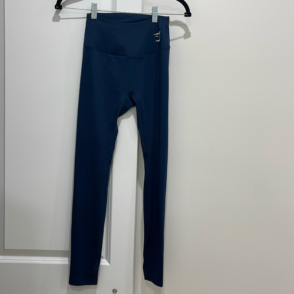 Gymshark blue leggings size small never worn